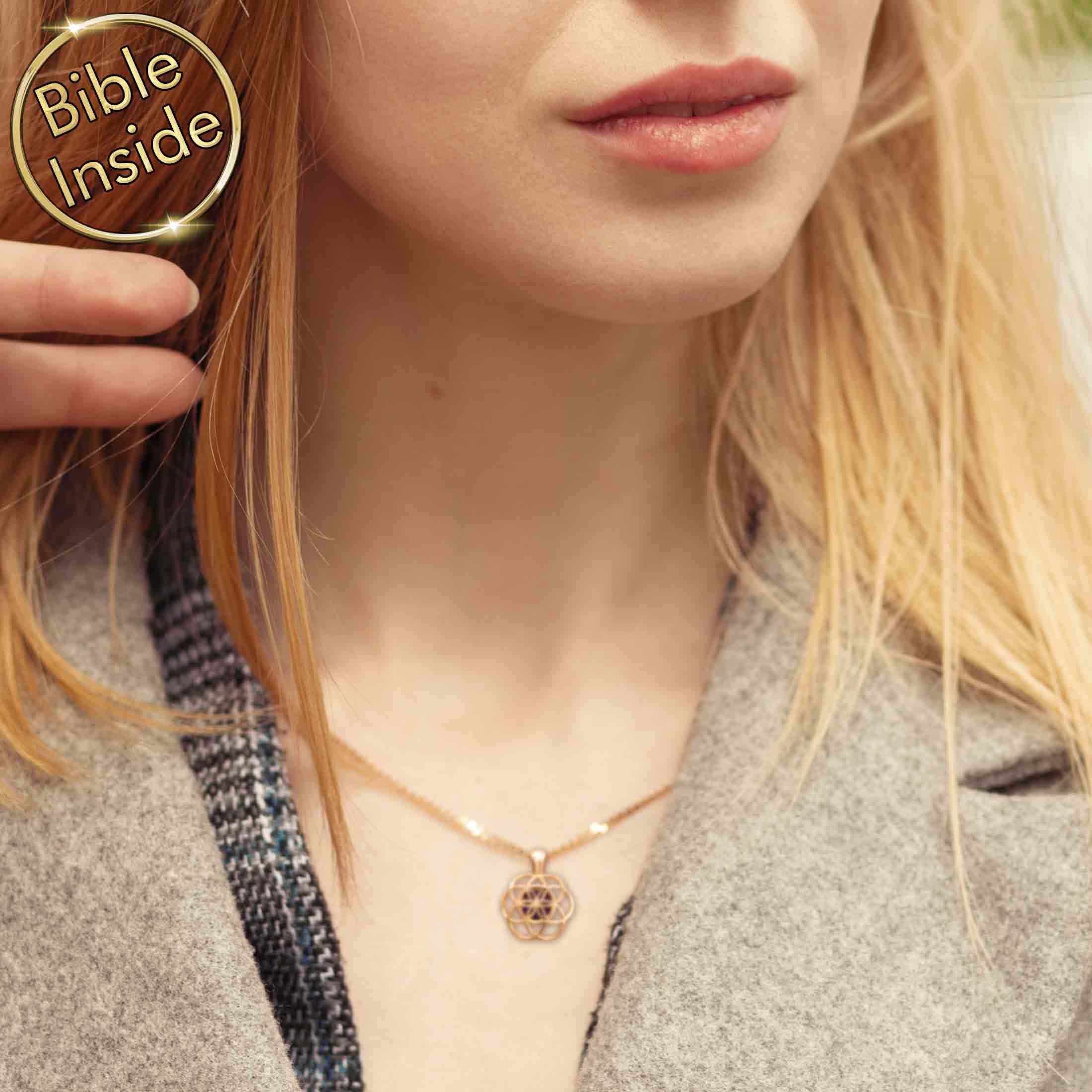 Women's Bible Necklace - Nano Jewelry