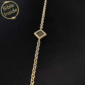 Religious Gold Bracelets With Nano Bible - Nano Jewelry