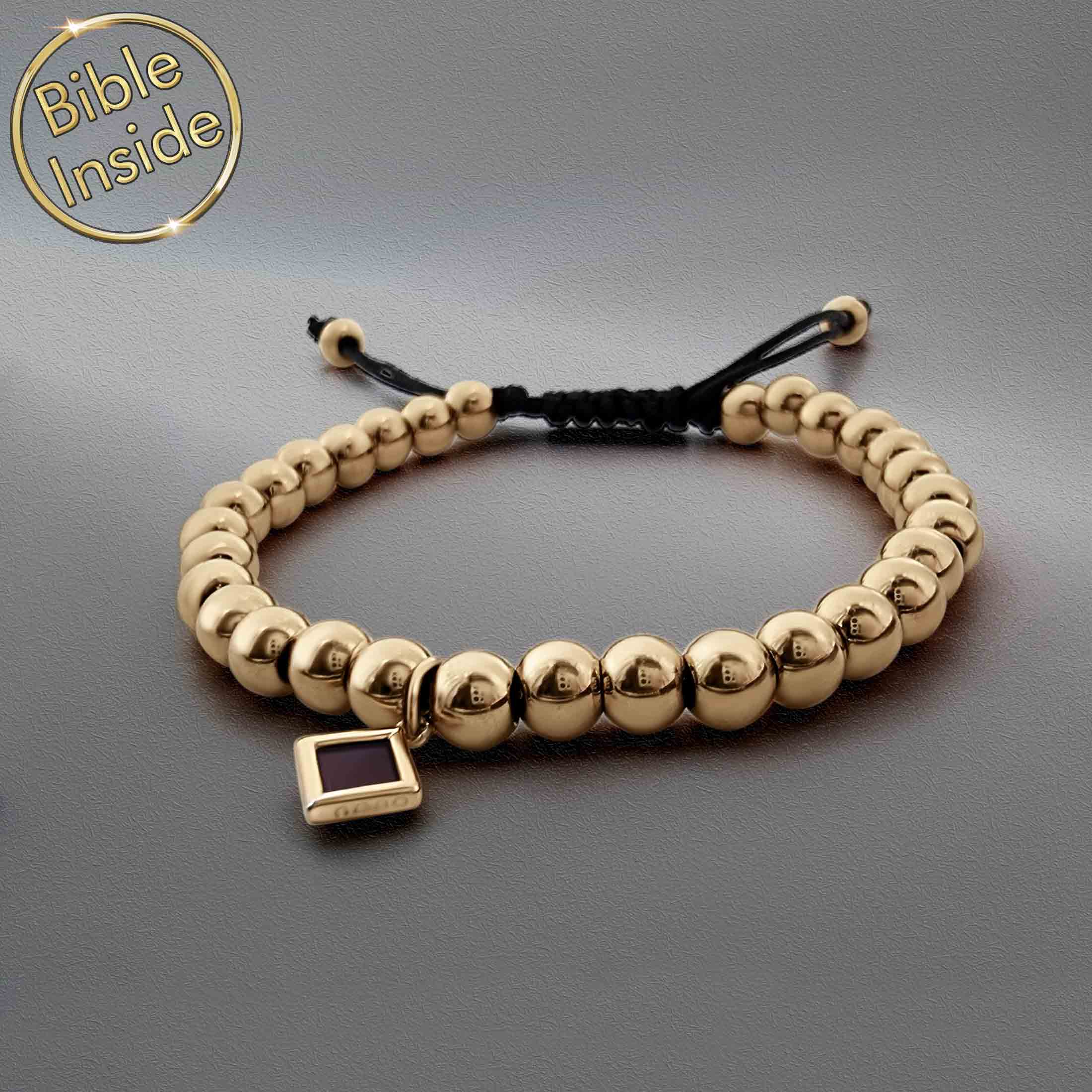 Religious Beads Bracelet With Nano Bible - Nano Jewelry