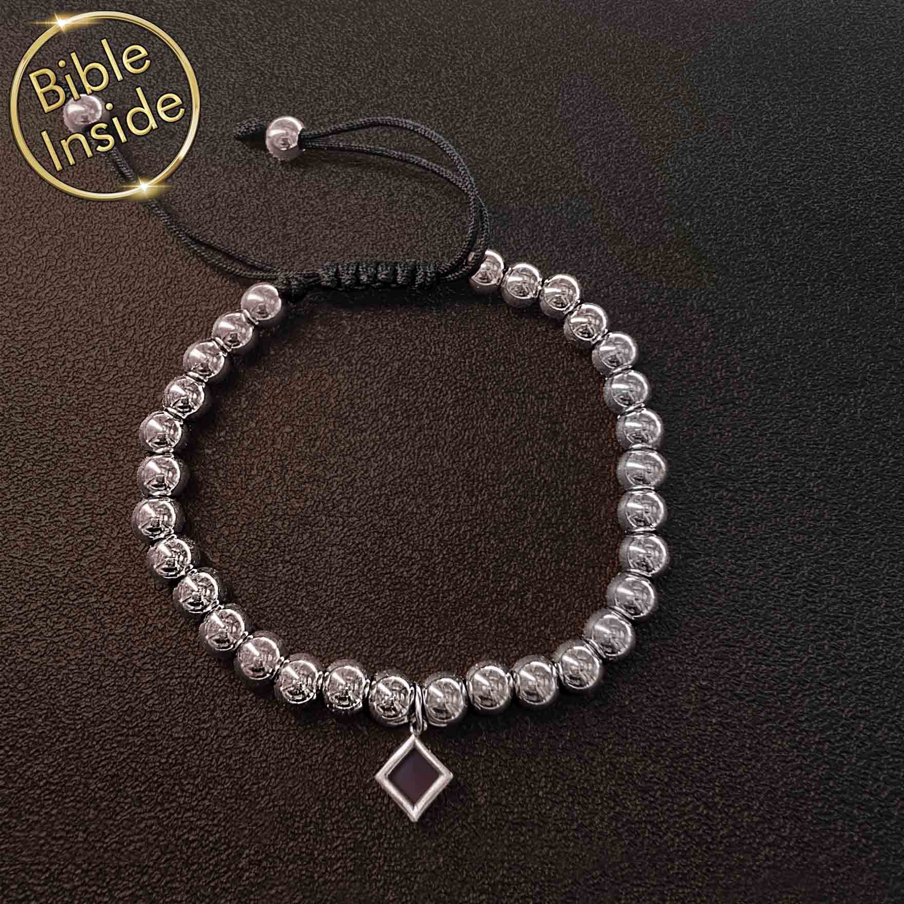 Christian Beads Bracelets With Nano Bible - Nano Jewelry