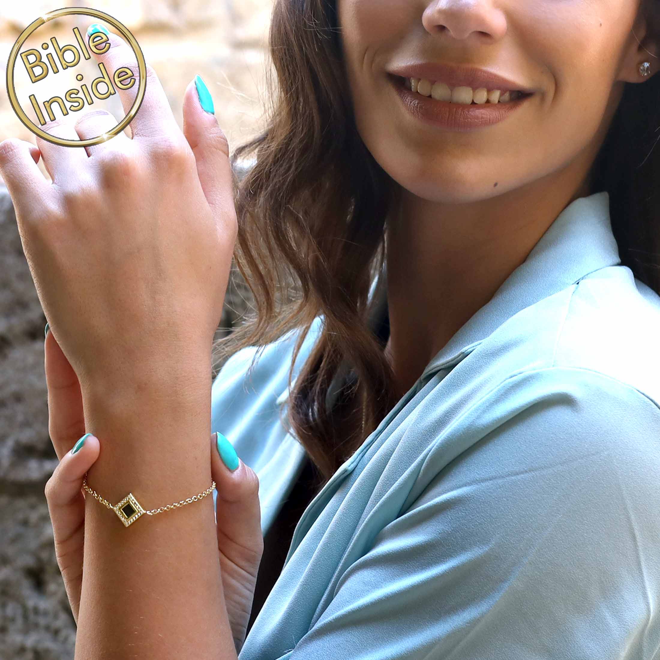 Mini Bible Bracelet for Wife - Nano Jewelry